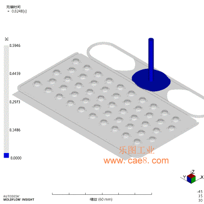 Silicone rubber/liquid silicone mold flow analysis
