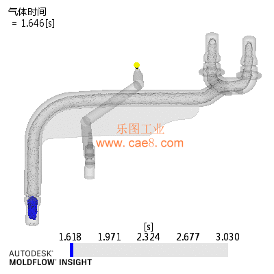 Air Channel of Moldflow Mold Flow Analysis for Gas-assisted Molding