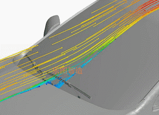 Vehicle air outflow field cfd analysis/windage analysis