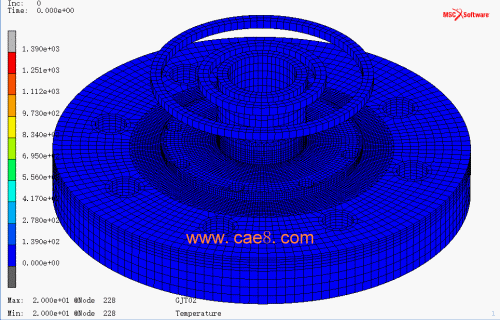 Electrothermal coupling welding simulation