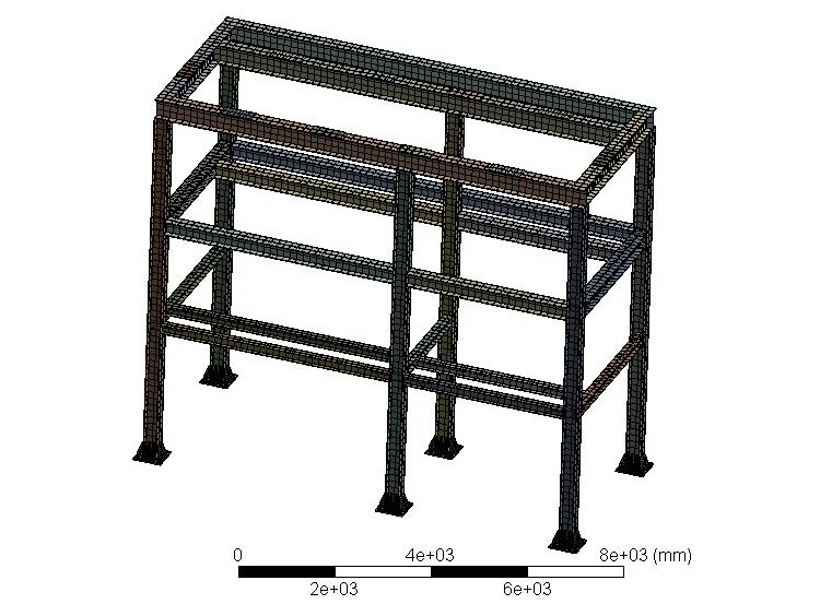 Stress Analysis of Steel Storage Racks
