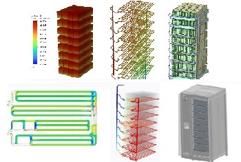 Heat dissipation analysis of liquid-cooled energy storage battery cabinet PACK
