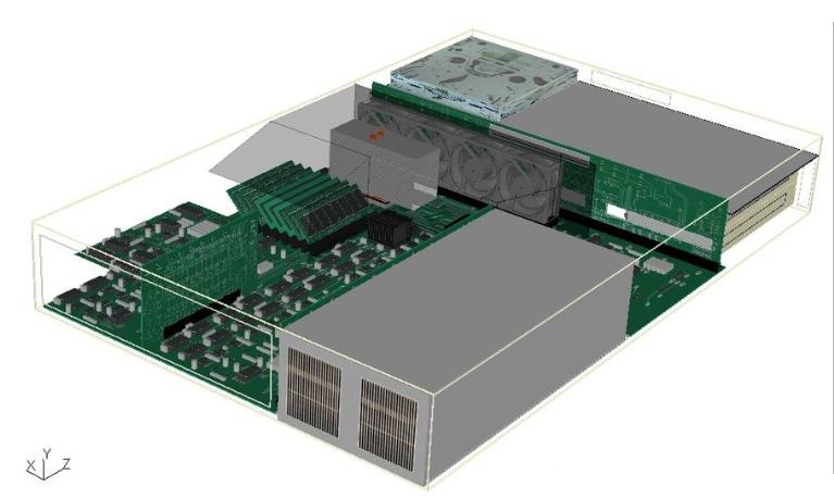 Server Heat Dissipation Analysis (Figure 1)