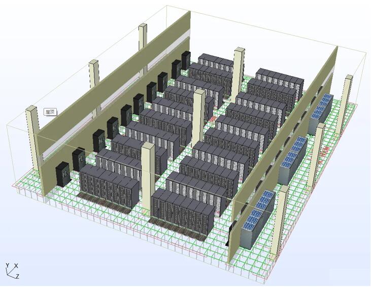 Air Flow Analysis and Simulation in IT Data Center Computer Rooms